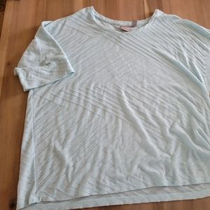 Chicos top short sleeve size 3